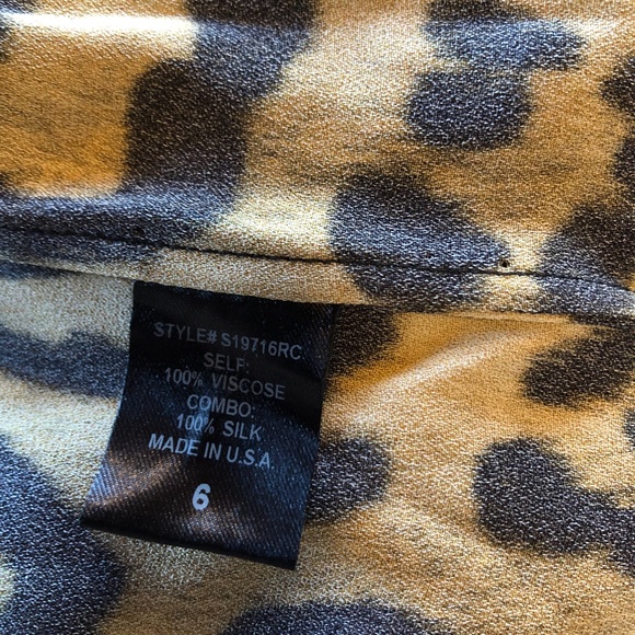 ❌SOLD❌Adam lippes leopard print midi dress - Picture 11 of 11